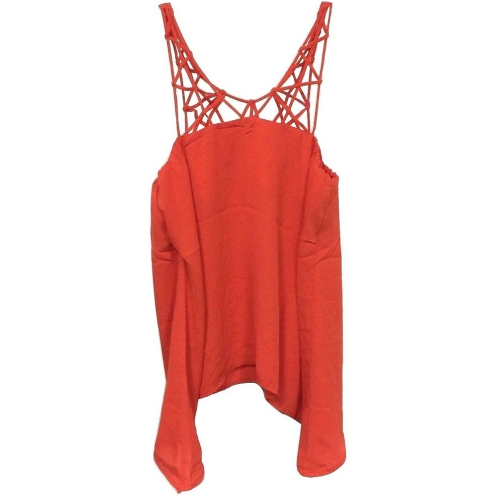 😀 3 for $20 NEW Art Deco Strap Flare Tank Top